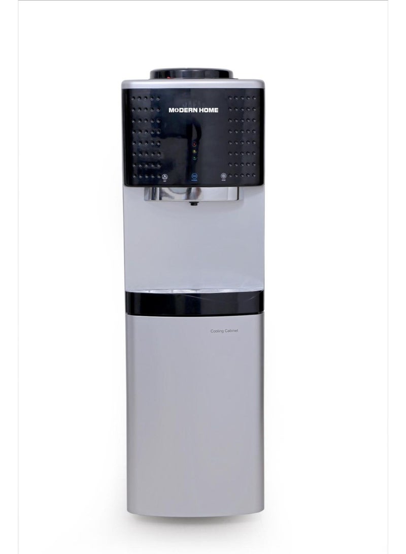 Modern Home Water Dispenser Silver_Black Single Tap Hot Cold Normal Without Storage Cabinet Only with Powerful Compressor Cooling and Stainless Steel Tank for Home and Office Use - Image 1